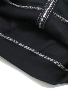 画像5: 【送料無料】TRUE RELIGION BIG T ZIP UP HOODIE JET BLACK  (5)