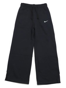画像1: NIKE WMNS PHNX FLC WIDE PANT-BLACK (1)
