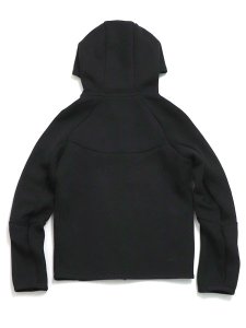 画像2: 【送料無料】【KIDS】NIKE YTH TECH FLEECE FULL ZIP HOODIE-BLACK (2)
