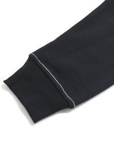 画像7: 【送料無料】TRUE RELIGION BIG T ZIP UP HOODIE JET BLACK  (7)