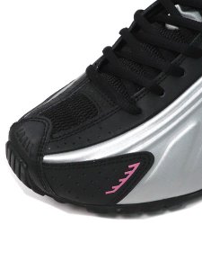 画像7: 【送料無料】NIKE WMNS SHOX R4 BK/METALLIC SLV/PINKSICLE (7)