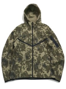 画像1: 【SALE】【送料無料】NIKE TECH FLEECE WR FZ JKT CAMO-NEUTRAL OLV (1)