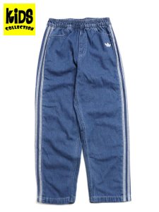 画像1: 【KIDS】ADIDAS KIDS DENIM PANTS-MEDIUM BLUE DENIM (1)