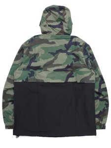 画像2: 【送料無料】PRO CLUB NYLON ANORAK PULLOVER JACKET GREEN CAMO (2)