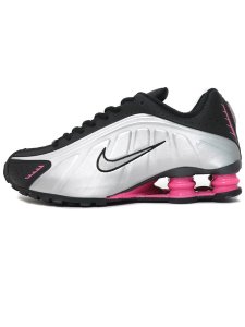 画像1: 【送料無料】NIKE WMNS SHOX R4 BK/METALLIC SLV/PINKSICLE (1)