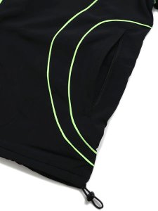 画像4: 【送料無料】ADIDAS TEAMGEIST TRACK TOP-BLACK/SIGNAL GREEN (4)
