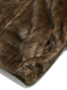 画像4: 【送料無料】FUBU FAUX FAR HOODED JACKET BEIGE (4)