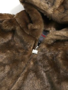 画像3: 【送料無料】FUBU FAUX FAR HOODED JACKET BEIGE (3)