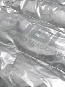 画像6: 【送料無料】FUBU NYLON PUFFER HOODED JACKET SILVER (6)
