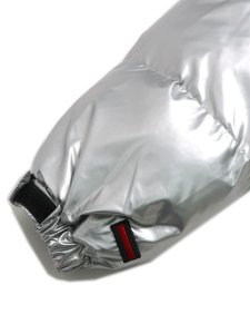 画像9: 【送料無料】FUBU NYLON PUFFER HOODED JACKET SILVER (9)