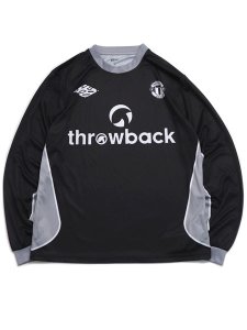 画像1: 【SALE】THROWBACK TB SOCCER JERSEY BLACK (1)