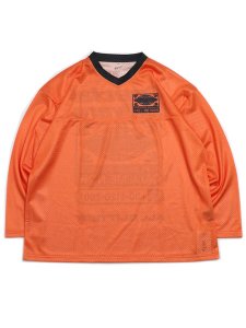 画像2: 【SALE】THROWBACK WORLD WIDE MESH JERSEY ORANGE (2)