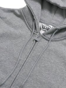 画像3: 【送料無料】PRO CLUB HW BASIC ZIP-UP HOODIE HEATHER GREY (3)