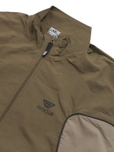 画像3: 【送料無料】PRO CLUB COMFORT WIDE TRACK JACKET CHOCO BROWN (3)