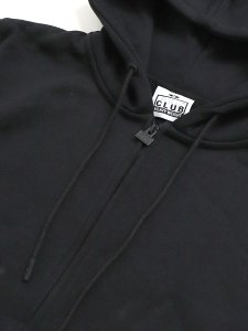 画像3: 【送料無料】PRO CLUB HW BASIC ZIP-UP HOODIE ANTHRACITE BLACK (3)