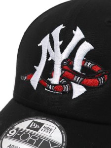 画像7: 【送料無料】R3BORNE BROOD OF VIPERS NY NEW ERA 9FORTY BLACK (7)