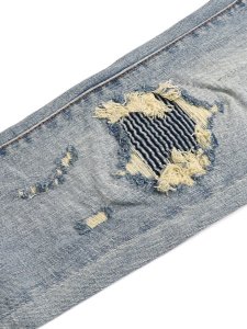 画像6: 【送料無料】mnml X162 STRETCH DENIM BLUE (6)