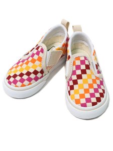画像5: 【KIDS】VANS TODDLER SLIP-ON V RETRO RAINBOW CHECKER (5)
