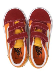 画像6: 【KIDS】VANS TODDLER OLD SKOOL V RETRO RAINBOW MULTI (6)