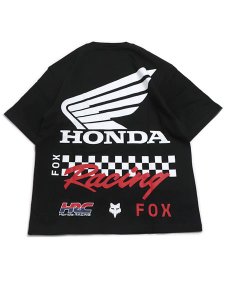 画像1: 【送料無料】FOX RACING HONDA OVERSIZED TEE BLACK (1)