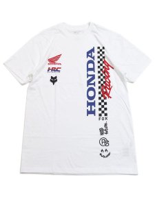 画像1: FOX RACING HONDA TEE OPTIC WHITE (1)