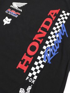 画像3: FOX RACING HONDA TEE BLACK (3)