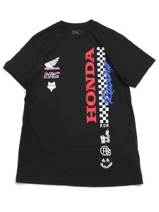 画像1: FOX RACING HONDA TEE BLACK (1)