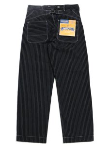 画像2: 【送料無料】SCHOTT OLD HICKORY DENIM PANTS BLACK (2)