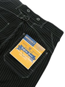 画像5: 【送料無料】SCHOTT OLD HICKORY DENIM PANTS BLACK (5)