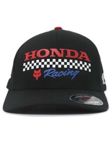 画像2: FOX RACING HONDA FLEXFIT HAT BLACK (2)