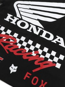 画像4: 【送料無料】FOX RACING HONDA OVERSIZED TEE BLACK (4)
