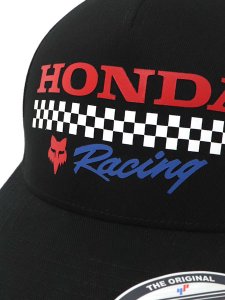 画像7: FOX RACING HONDA FLEXFIT HAT BLACK (7)