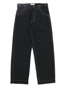 画像1: 【送料無料】SCHOTT OLD HICKORY DENIM PANTS BLACK (1)