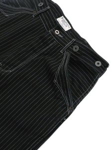 画像3: 【送料無料】SCHOTT OLD HICKORY DENIM PANTS BLACK (3)
