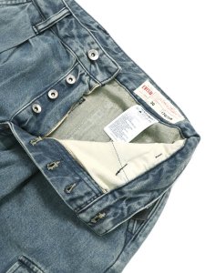 画像4: 【送料無料】EVISU HT,CARG JEANS W/SASHIKO SEAGULL EMB IND (4)
