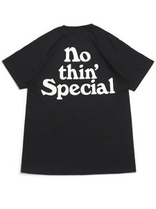 画像1: NOTHIN' SPECIAL LOGO TEE BLACK (1)