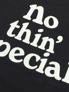 画像4: NOTHIN' SPECIAL LOGO TEE BLACK (4)