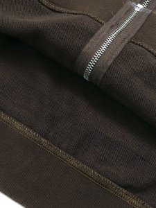 画像5: 【送料無料】EVISU HEAVY WEIGHT WASHED EV HOODIE BROWN (5)