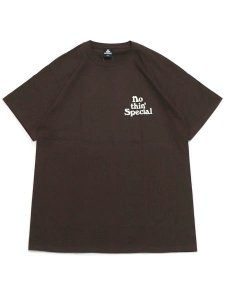 画像2: NOTHIN' SPECIAL LOGO TEE DARK BROWN (2)