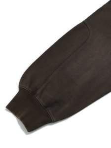 画像7: 【送料無料】EVISU HEAVY WEIGHT WASHED EV HOODIE BROWN (7)