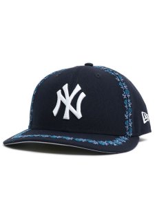 画像1: NEW ERA LP 59FIFTY ROSE EMBROIDERY YANKEES NAVY (1)