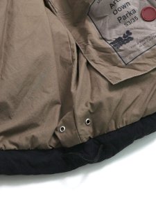 画像3: 【送料無料】Ten-c ARTIC DOWN PARKA BLACK (3)