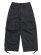 画像1: 【送料無料】Ten-c WOOL FLANNEL CARGO TROUSERS BLACK WIDOW (1)