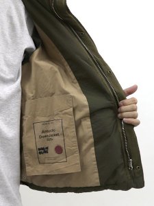 画像9: 【送料無料】Ten-c ANTARCTIC DOWN JACKET GREEN LIZARD (9)