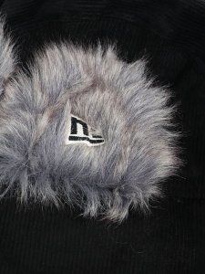 画像4: 【KIDS】NEW ERA KIDS TRAPPER CORDUROY BLACK (4)