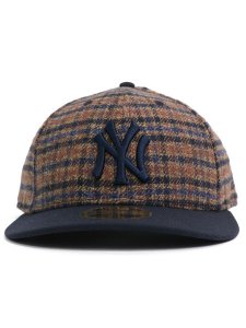 画像2: NEW ERA LP 59FIFTY PLAID FLANNEL YANKEES BROWN/NVY (2)
