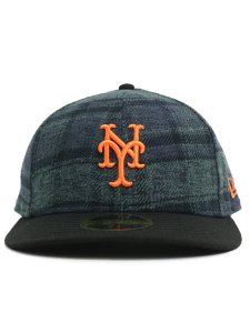 画像2: NEW ERA LP 59FIFTY PLAID FLANNEL METS GREEN/BLACK (2)