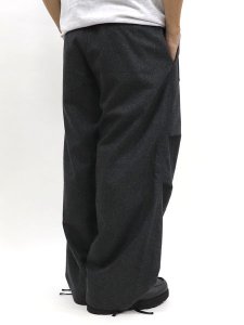画像10: 【送料無料】Ten-c WOOL FLANNEL CARGO TROUSERS BLACK WIDOW (10)