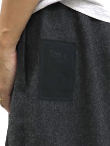 画像11: 【送料無料】Ten-c WOOL FLANNEL CARGO TROUSERS BLACK WIDOW (11)
