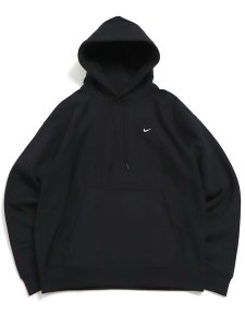 画像1: 【送料無料】NIKE SOLO SWOOSH BB PO HOODIE-BLACK/BLK/WHT (1)